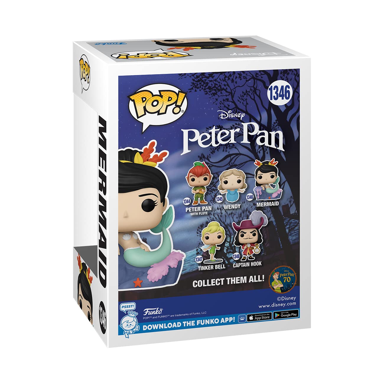 Funko POP! Disney: Peter Pan 70th - Mermaid - Collectable Vinyl Figure - Gift Idea - Official Merchandise - for Kids & Adults - Movies Fans - Model…