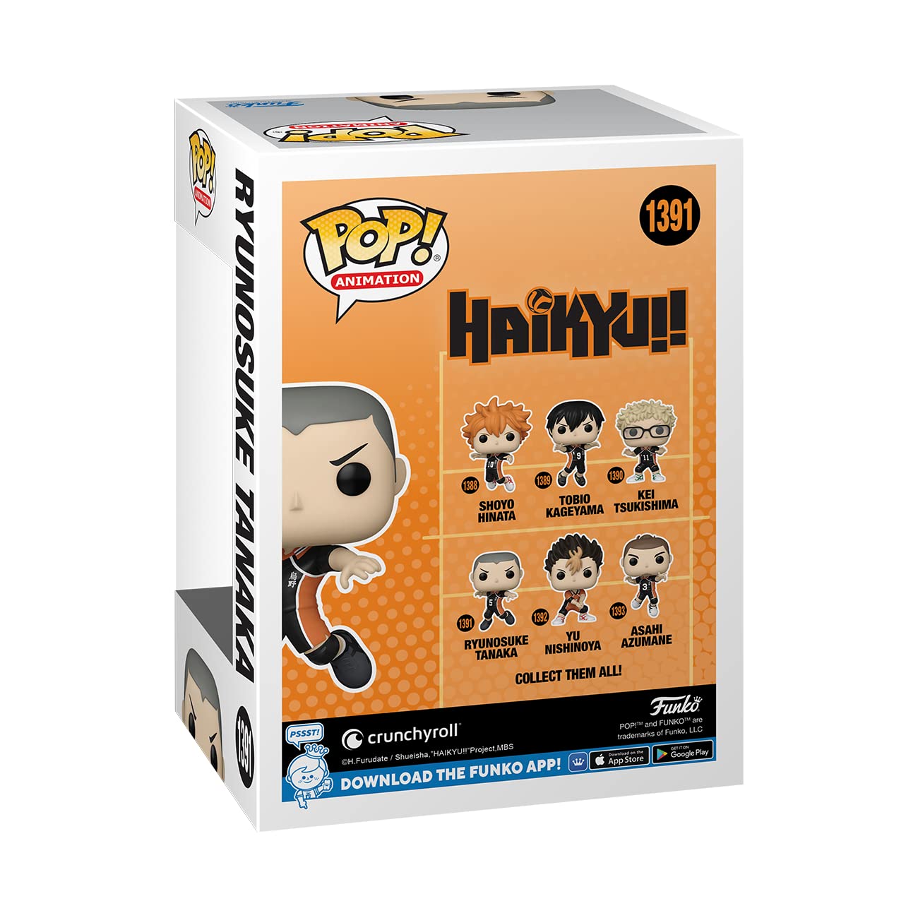 Funko POP! Animation: Haikyu! - Ryunosuke Tanaka - Collectable Vinyl Figure - Gift Idea - Official Merchandise - for Kids & Adults - Anime Fans…