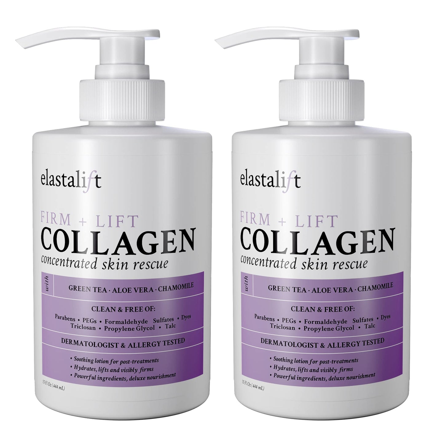 Elastalift Collagen Cream Fragrance Free Body Lotion & Face Moisturizer For Women & Men | Collagen Lotion | Skin Tightening Cream | Skin Firming +