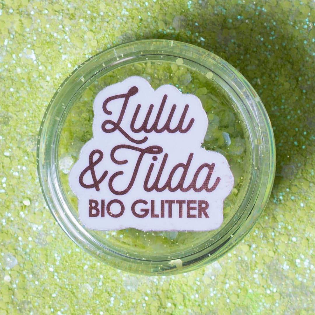 Biodegradable Glitter, 8 Colors, Vegan, for Hair and Body, Safe for Children (Atomic Tinkerbeauty)