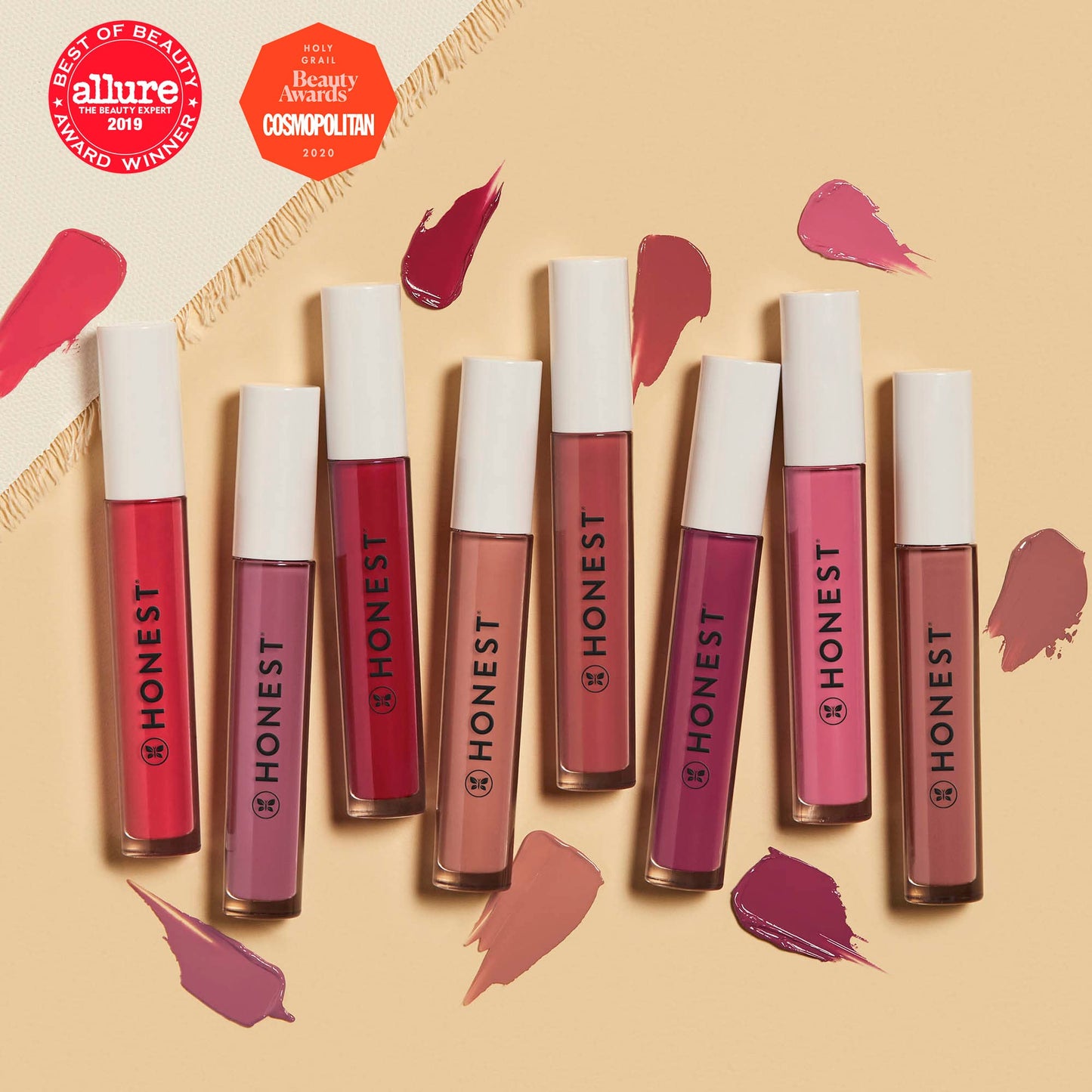 Honest Beauty Hydrating Liquid Lipstick with Hyaluronic Acid + Avocado Oil | EWG Verified, Vegan + Cruelty Free | Fearless, .12 fl oz