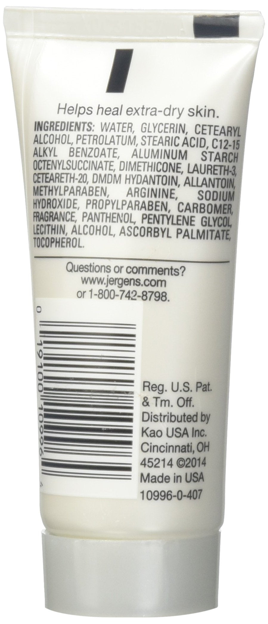 Jergens Ultra Healing Lotion, Hand and Body, Dry Skin Travel Size Moisturizer, for Absorption into Extra Dry Skin, Use After Washing Hands, 1 Ounce