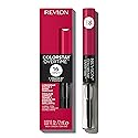 Revlon Liquid Lipstick with Clear Lip Gloss, ColorStay Overtime Lipcolor, Dual Ended with Vitamin E, 010 Non-Stop Cherry, 0.07 Fl Oz