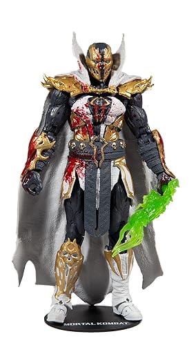 McFarlane Toys Mortal Kombat Malefik Spawn Bloody Disciple 7" Action Figure with Accessories