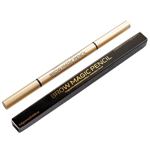 Simply Naked Beauty Brow Master - Magic Brow colour pencil | Buildable Mineral Brown Eyebrow Pencil kit. Eye makeup for dramatic brows. Suits any skin