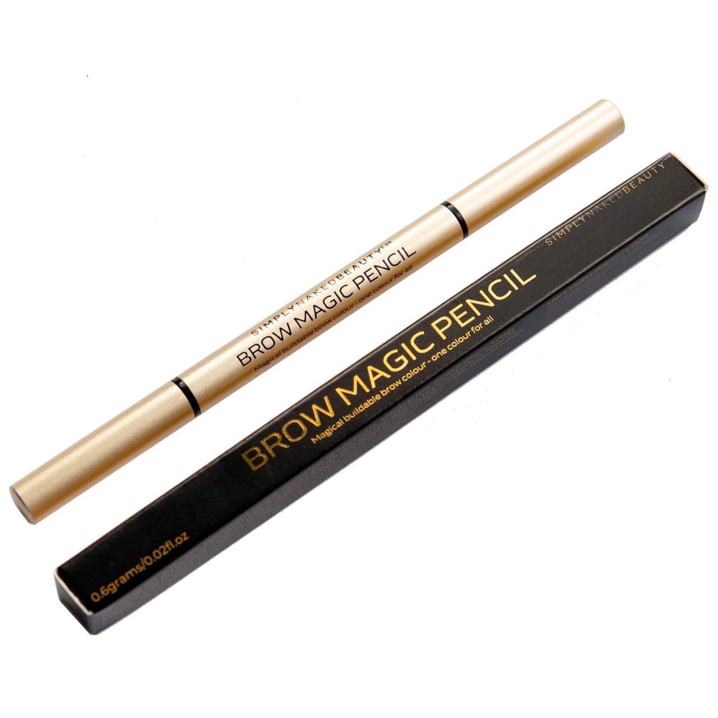 Simply Naked Beauty Brow Master - Magic Brow colour pencil | Buildable Mineral Brown Eyebrow Pencil kit. Eye makeup for dramatic brows. Suits any skin