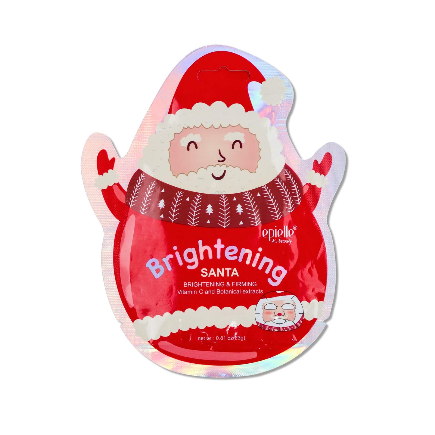 Epielle Christmas Holiday Sheet Mask Set 12pk โ Fun Santa, Reindeer, Snowman & More | Stocking Stuffers, Spa Party Favors & Gift Ideas