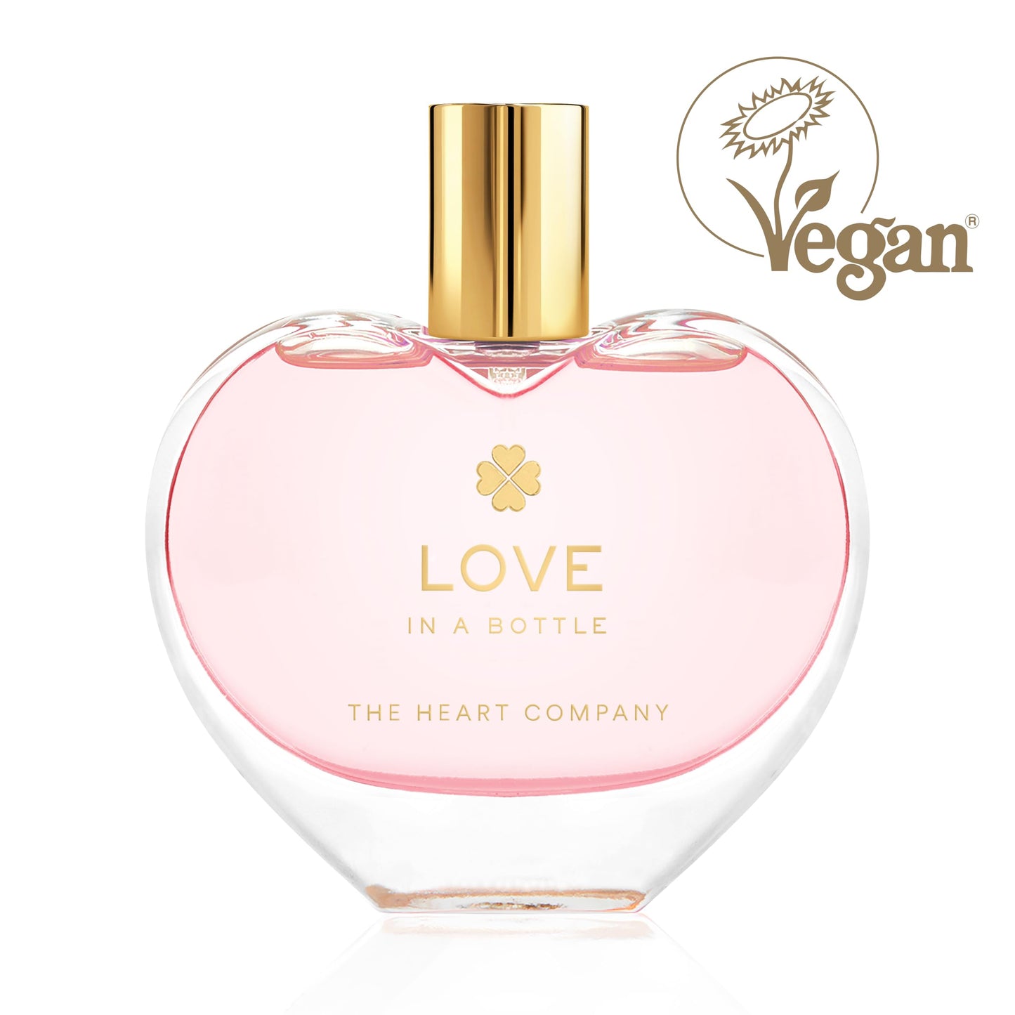 THE HEART COMPANY LOVE in a bottle | Floral & Sweet Perfume for Women | Vegan & Eco-friendly Women's Eau de Parfum | Romantic Fragrance for Her - 75ml