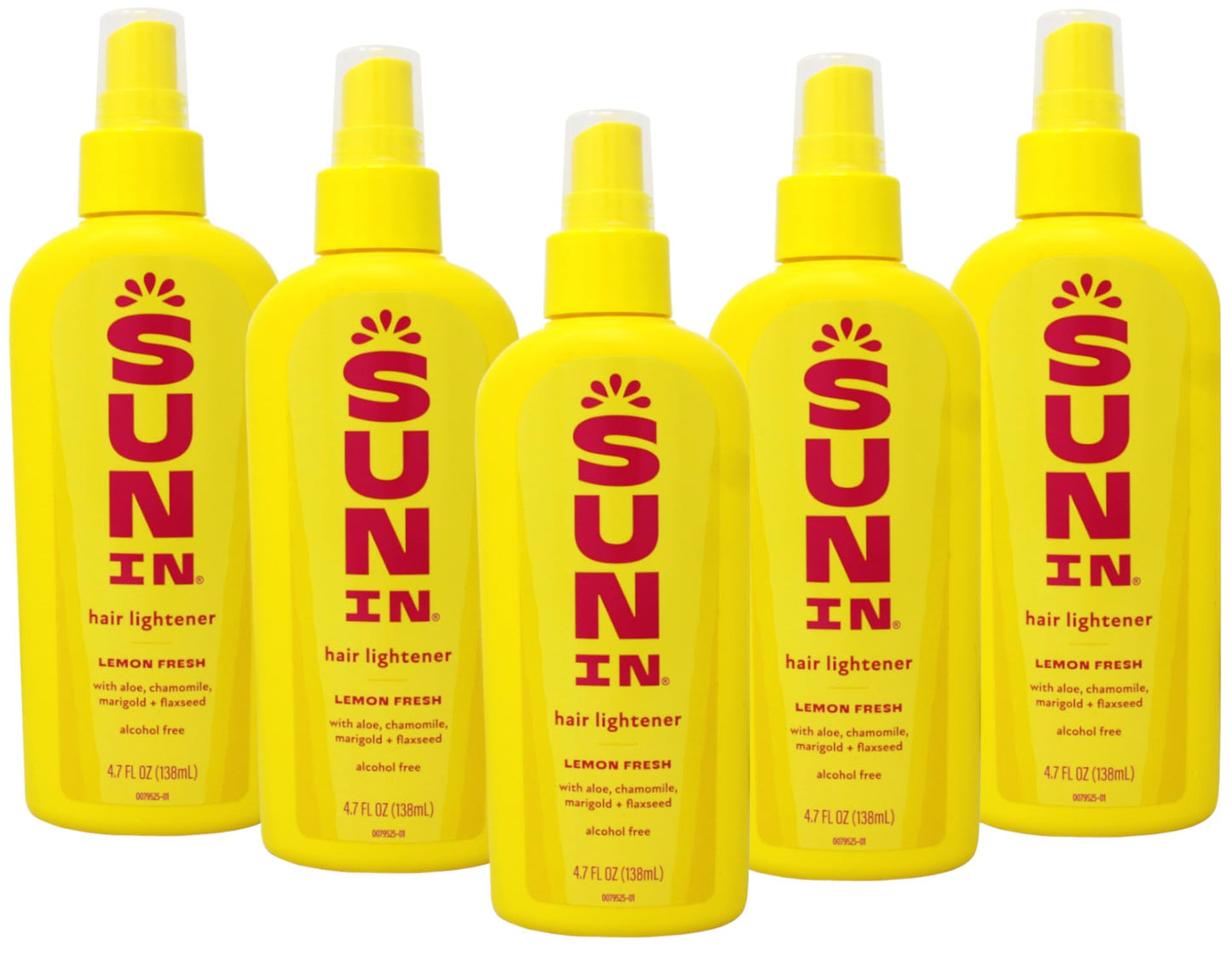 Sun-In Hair Lightener Spray Lemon Fresh 4.70 oz (Pack of 5)