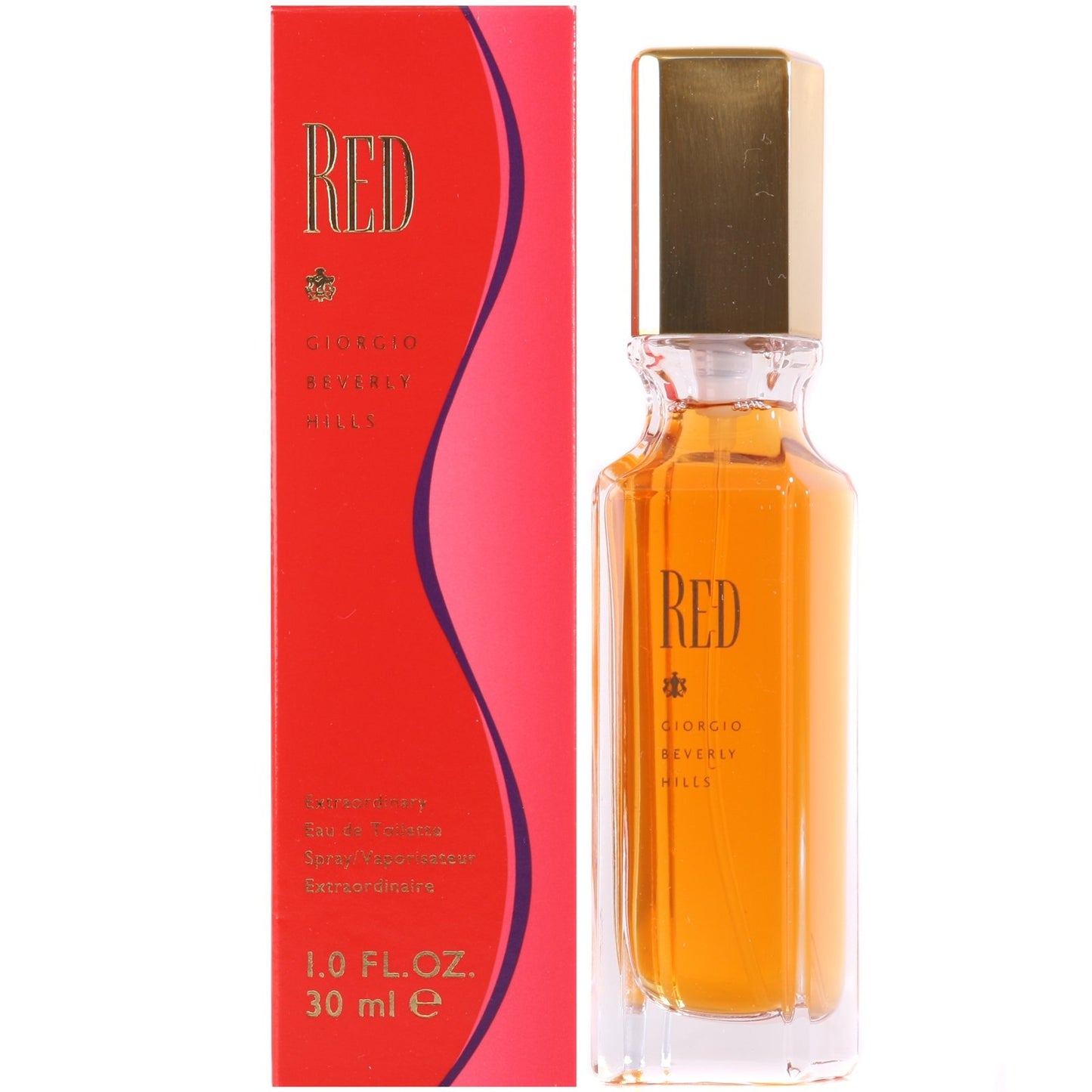 RED by Giorgio Beverly Hills Eau De Toilette Spray 1 oz