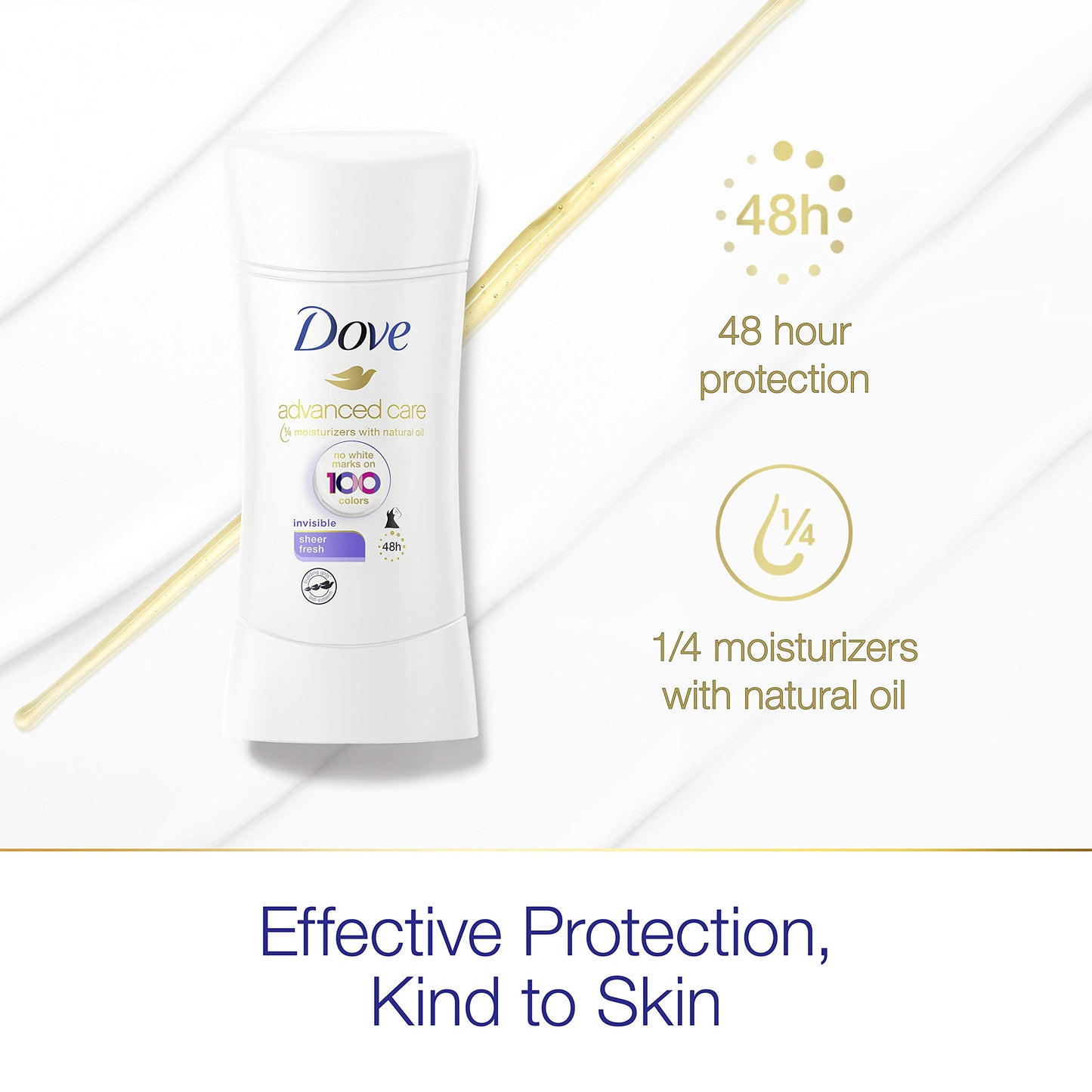 Dove Invisible Advanced Care Antiperspirant Deodorant, Sheer Fresh, 2.6 Ounce Beauty and Personal Care Dove