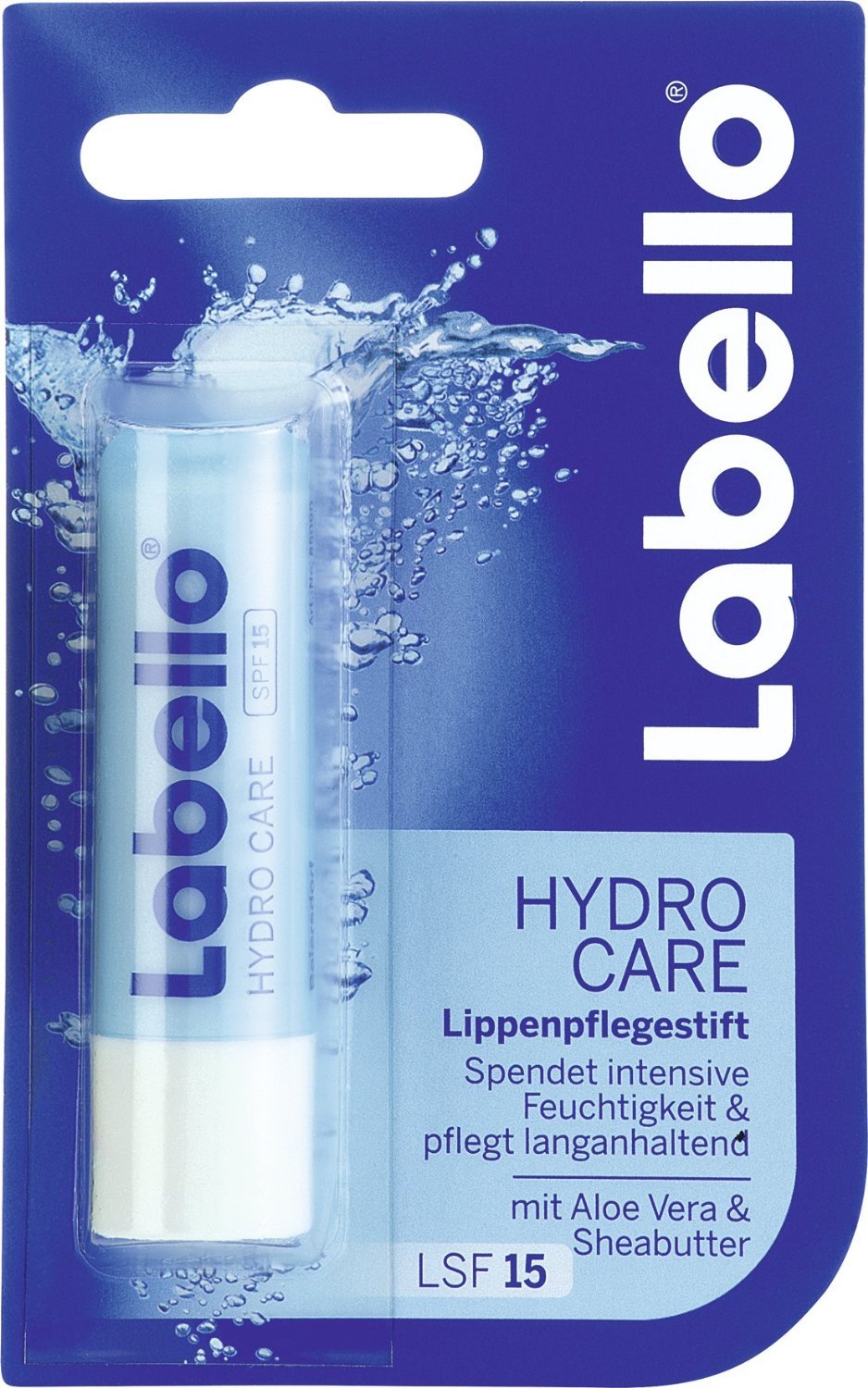 Labello 1x Med Protection, 1x Hydro Care, 1x Soft Rose Lip Balm Bundle