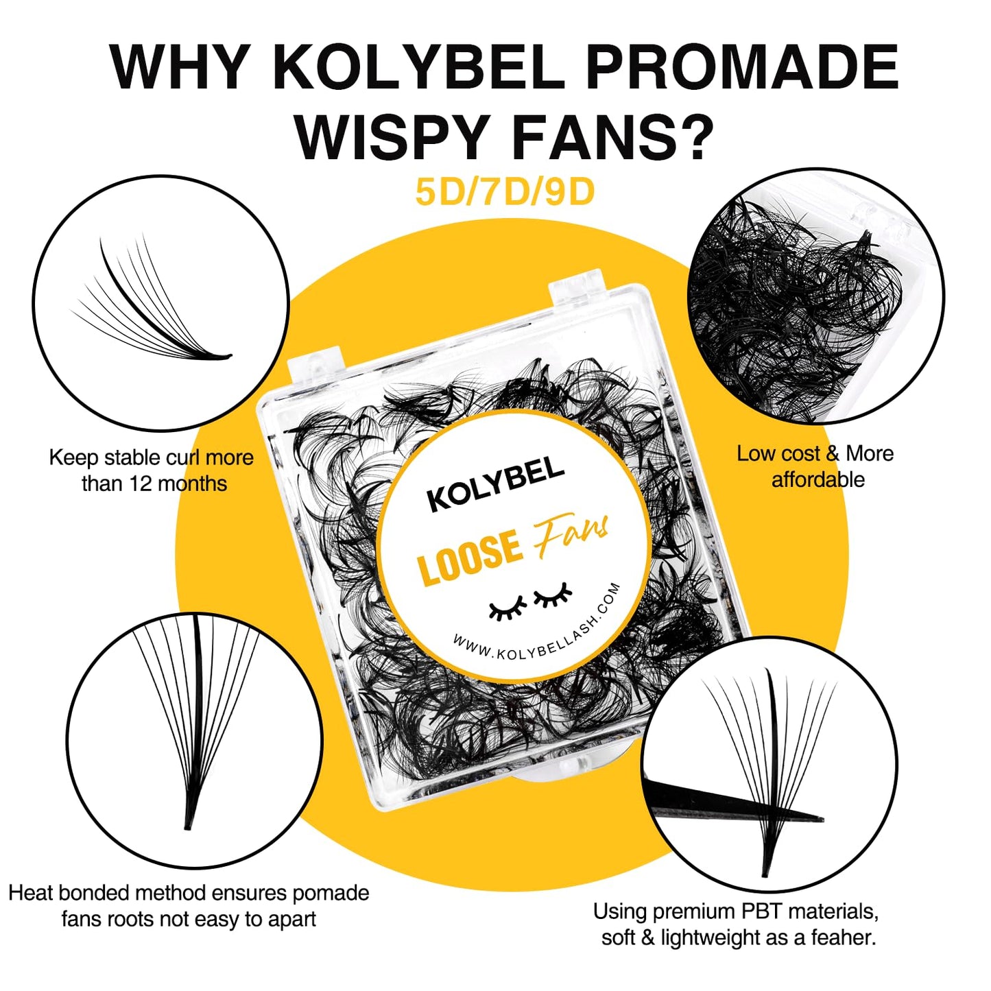 500 Wispy Promade Fans 7D 0.07 Wispy Premade Lash Fans C Curl Loose Premade Fans Lash Extensions 14mm Handmade Spiky Volume Promade Eyelash Fans Beauty and Personal Care Kolybel