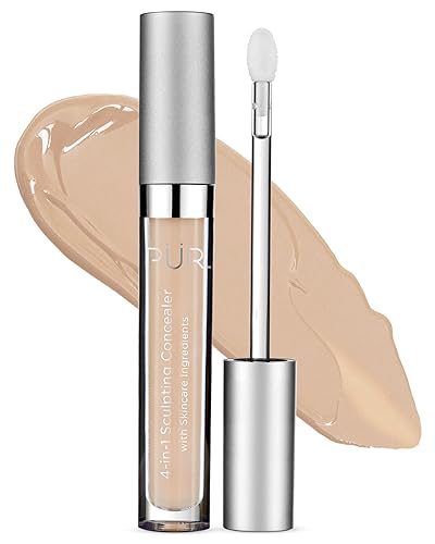 PÜR MINERALS 4-in-1 Sculpting Concealer, Moisturizing Formula, Covers Imperfections, Lightweight medium to full coverage, Revitalizes Complexion