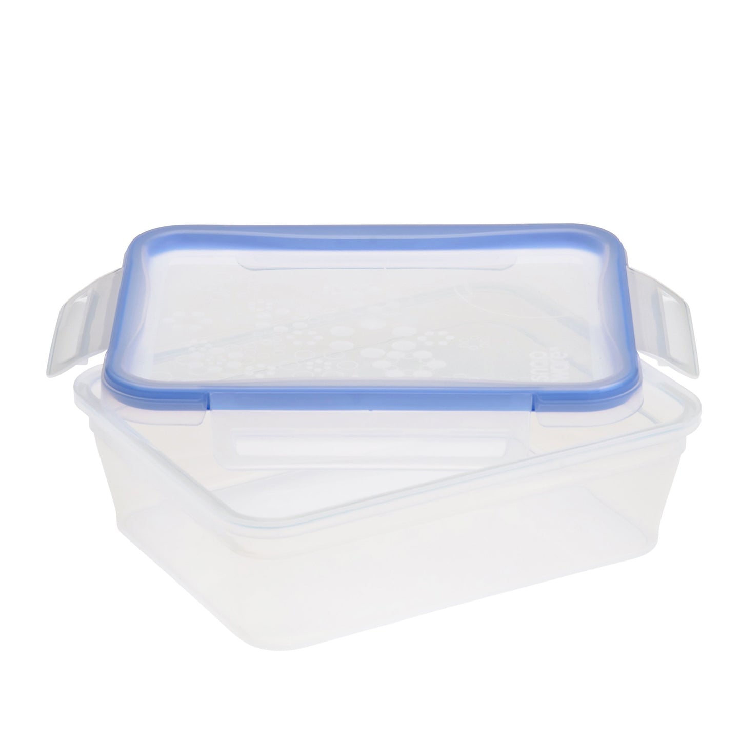 Snapware Total Solution 8.5-Cup Plastic Food Storage Container with Lid, 8.5-Cup Rectangular Meal Prep Container, Non-Toxic, BPA-Free Lid with 4…