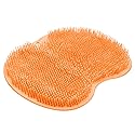 Shower Foot Scrubber Mat Back Washer Back Exfoliating Bath Wash Pad Wall Mounted Slip Suction Cups Foot Scrubber for Use in Shower Cups Foot Cleaner