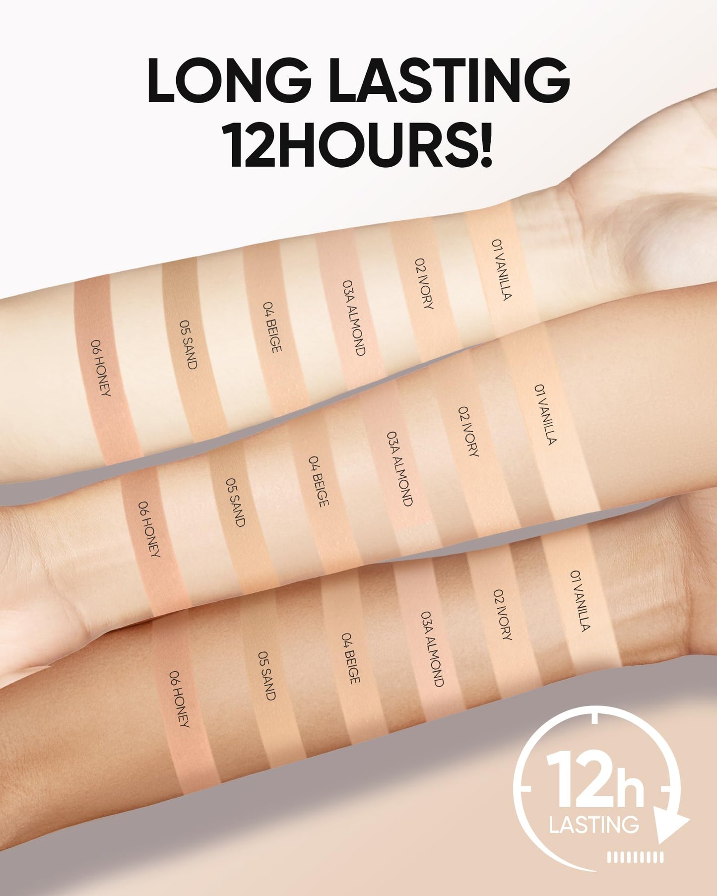 SKINTIFIC Cushion Foundation | Full coverage, Weightless, Skin fit, Satin Glow Finish, Oil-Control Waterproof Foundation, Sweatproof Flawless BB Cream