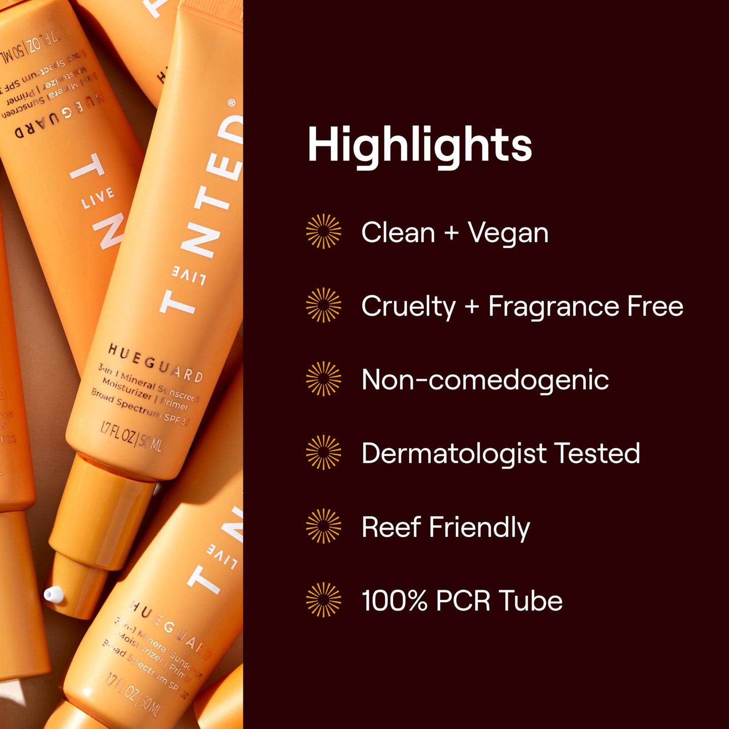 Live Tinted Hueguard® 3-in-1 Mineral Sunscreen, Moisturizer, & Primer for Face and Body - Hydrate and Protect the Skin Year Round