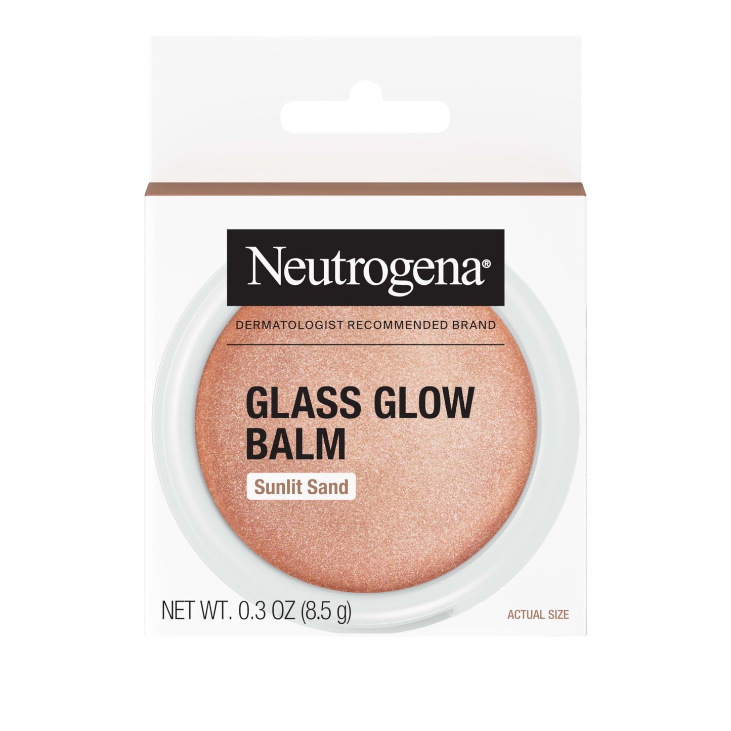 Neutrogena Glass Glow Balm Sunlit Sand, Balm Makeup for Dewy Radiant Skin, 0.3 oz