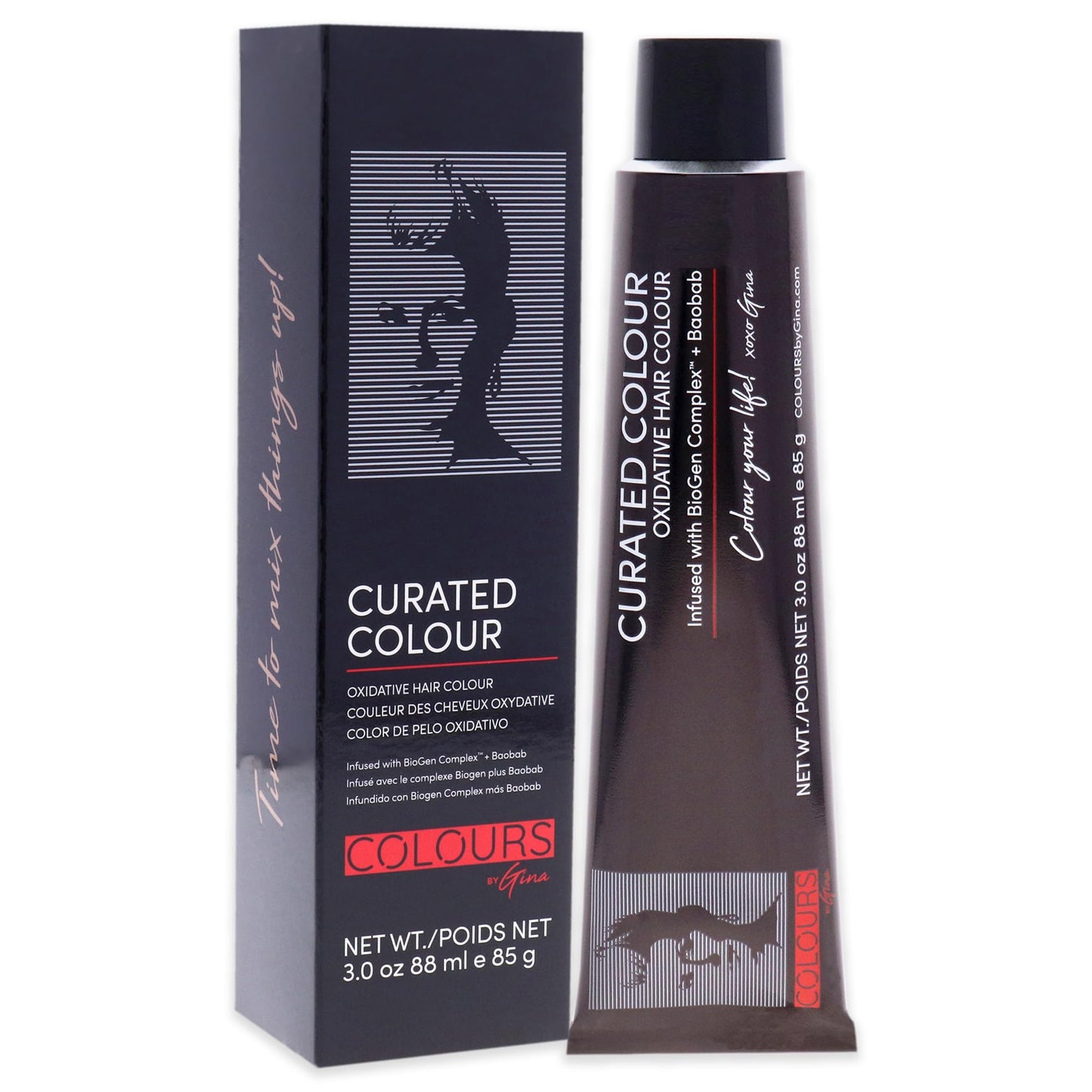 Colours By Gina Curated Colour - 5.32-5GV Light Beige Brown by Colours By Gina for Unisex - 3 oz Hair Color