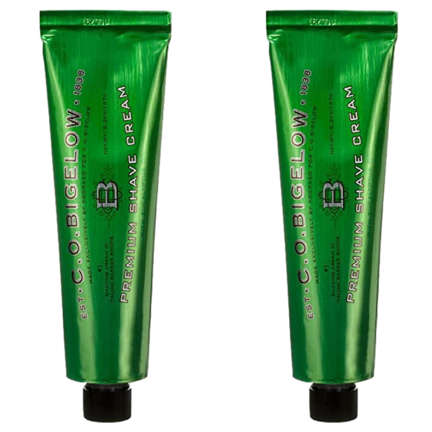C.O. Bigelow Shaving Cream, 2 Pack of 5.2 oz Mens Shaving Cream with Eucalyptus Oil for Sensitive Skin & All Skin Types Beauty and Personal Care C. O. Bigelow Default Title