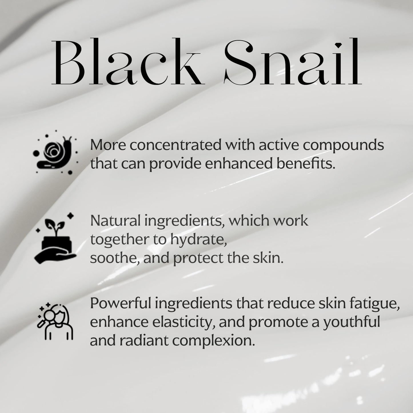 MIZON Black Snail All in One Cream Intensive Korean Skin Care Facial Moisturizer with Snail Mucin Extract (2.54 fl oz)