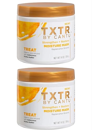Cantu Txtr Treat Moisture Mask 14 Ounce Jar (2 Pack)