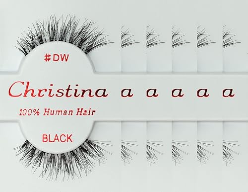 Christina 6 Pack False Eye Lashes Style DW