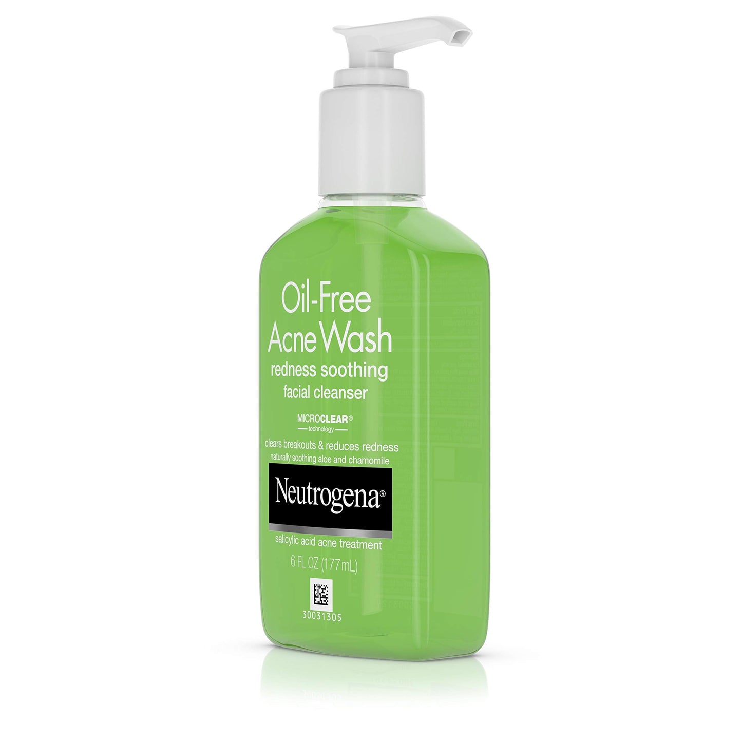 Neutrogena Oil-Free Acne and Redness Facial Cleanser, Soothing Face Wash with Salicylic Acid Acne Medicine, Aloe, and Chamomile to Reduce Facial Beauty and Personal Care Neutrogena