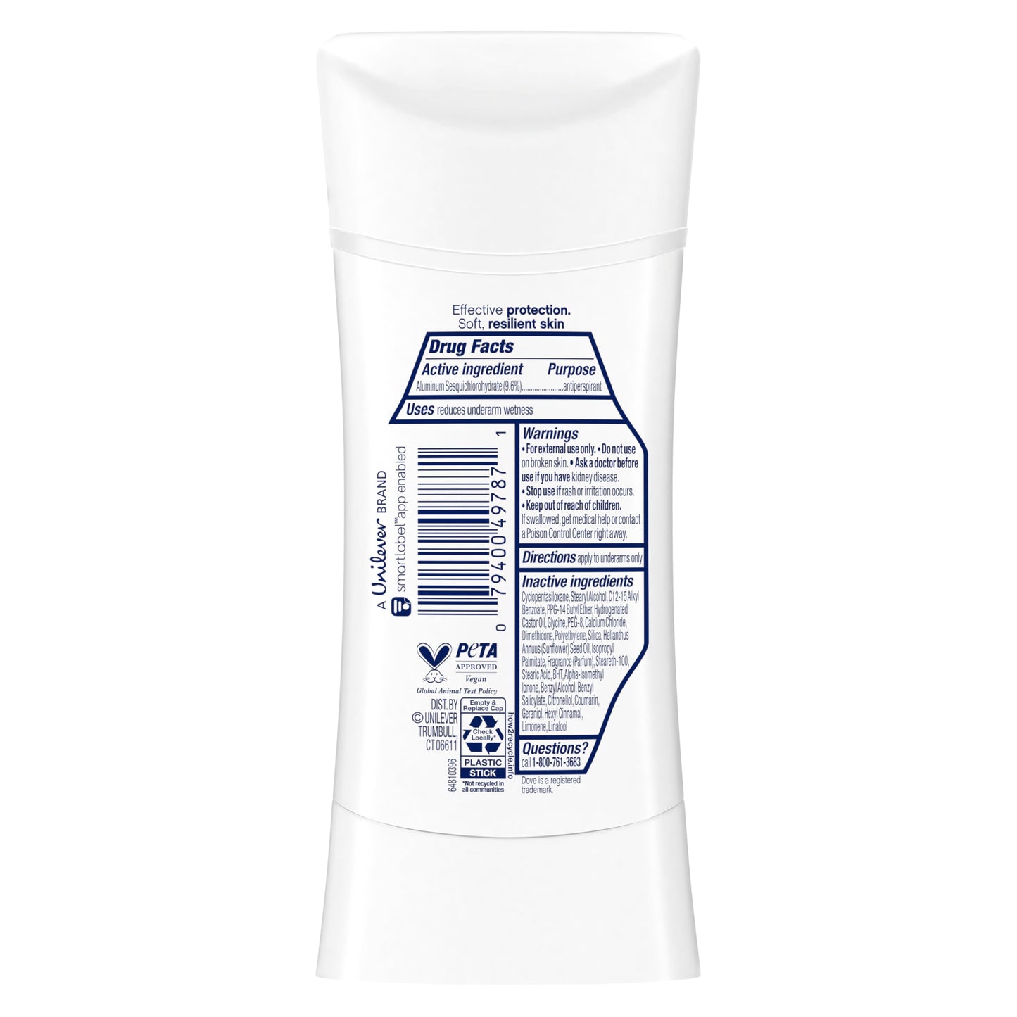 Dove Advanced Care Antiperspirant Deo Stick Cucumber & Cactus Water Invisible to help skin repair with ProCeramide technology that boosts ceramide Beauty and Personal Care Dove