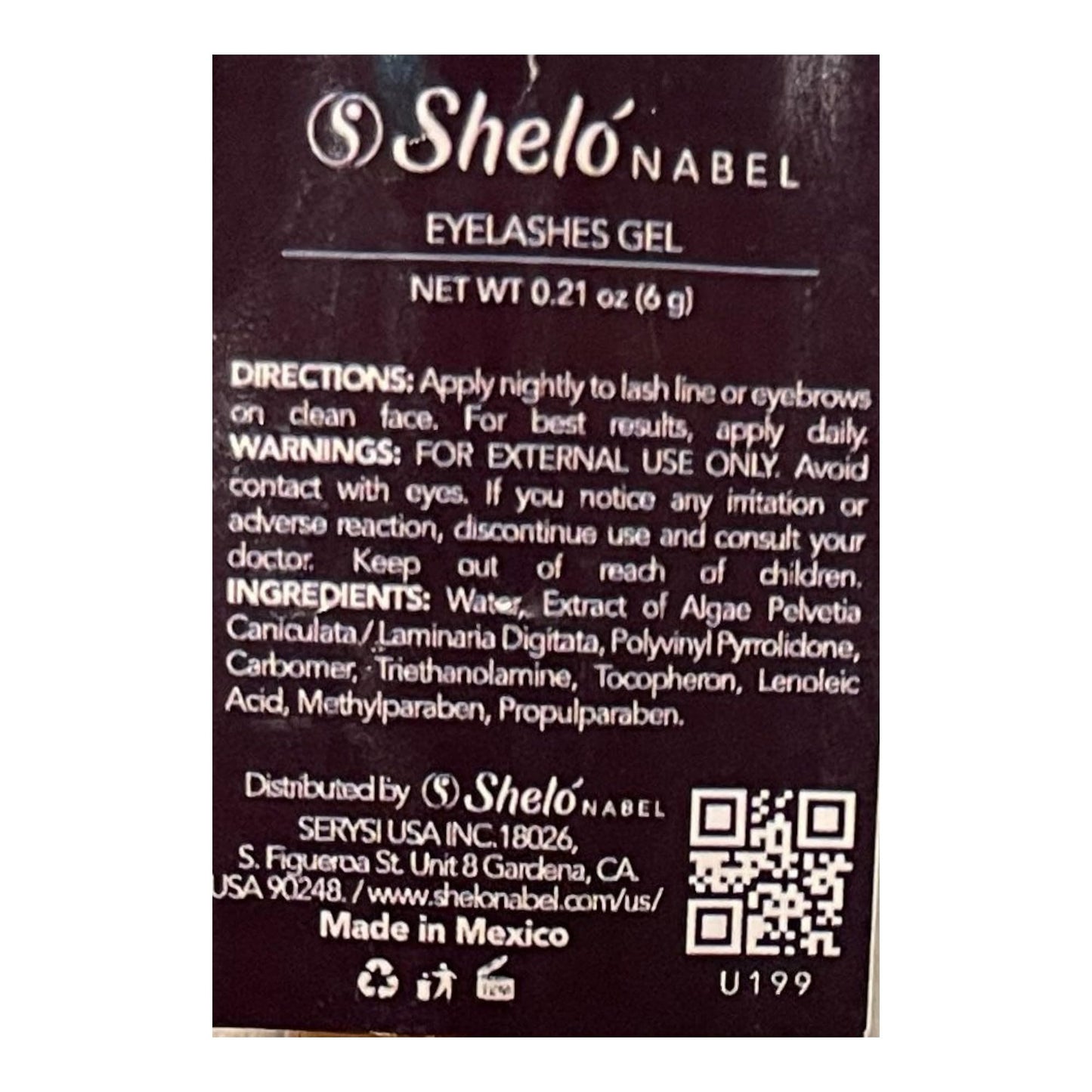 GEL PARA PESTAÑAS EYELASH GEL Helps strengthen lashes *Estimula el crecimiento y fortalece las pestañas