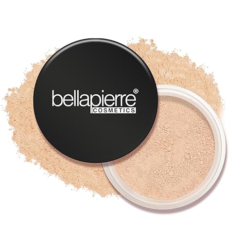 Bellapierre Mineral Foundation SPF 15 - Loose Powder Foundation, Full Coverage Mineral Makeup with Matte Finish - Vegan, Cruelty Free, Hypoallergenic