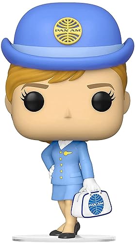 Funko POP Pop! Ad Icons: Pan Am - Stewardess with White Bag, Multicolor, 56816