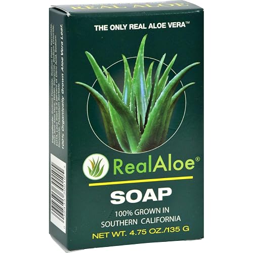 REAL ALOE INC., ALOE VERA BAR SOAP 4.75 OZ EA 112