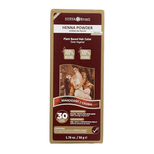 Surya Brasil Henna Powder Mahogany, 1.76oz