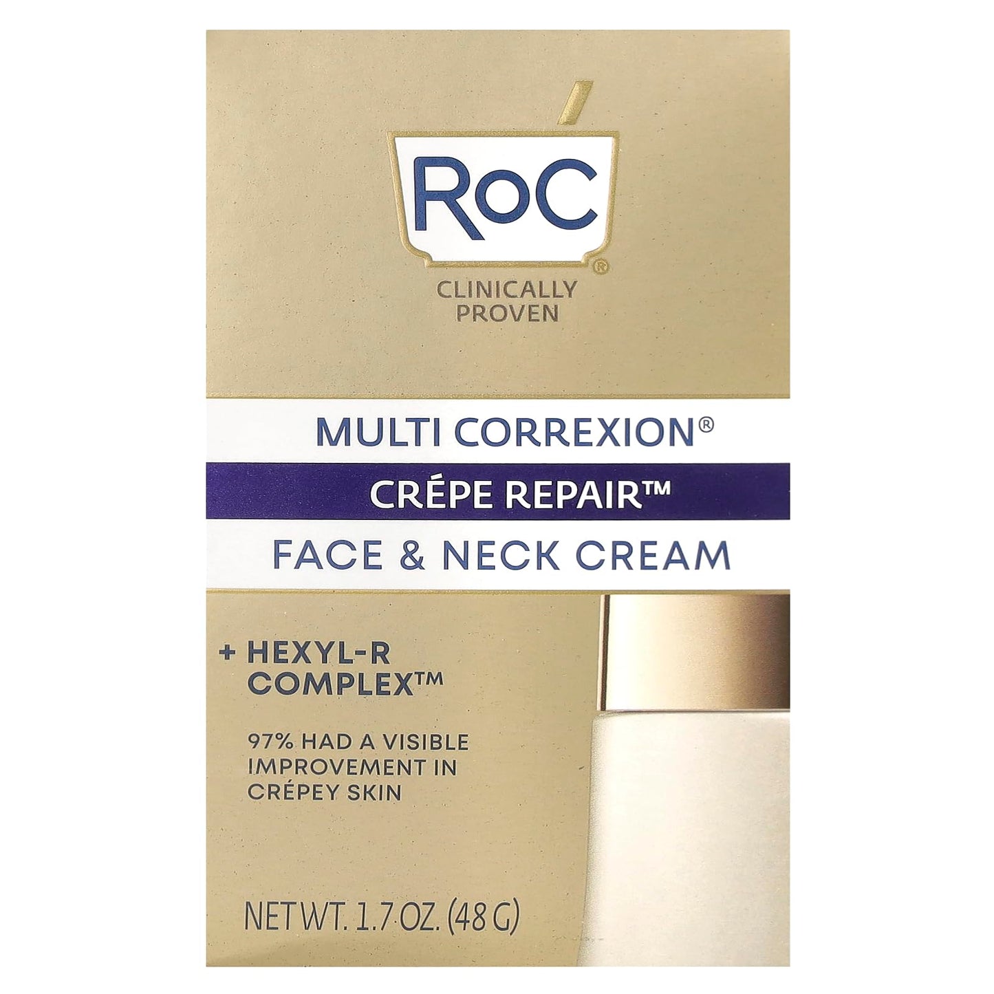 Roc Multi Correxion®, Crepe Repair™, Face & Neck Cream, 1.7 oz (48 g)