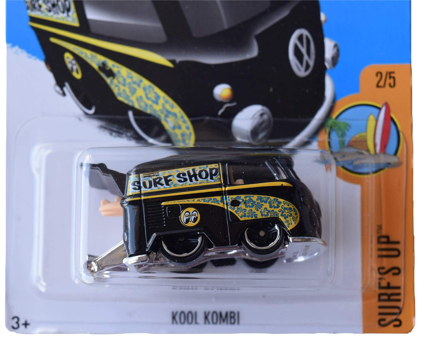 Hot Wheels Volkswagen Kool Kombi 302/365, Black
