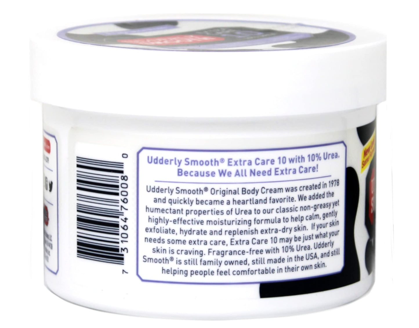 Udderly Smooth Extra Care 10 Hand & Body Cream 8 Oz.