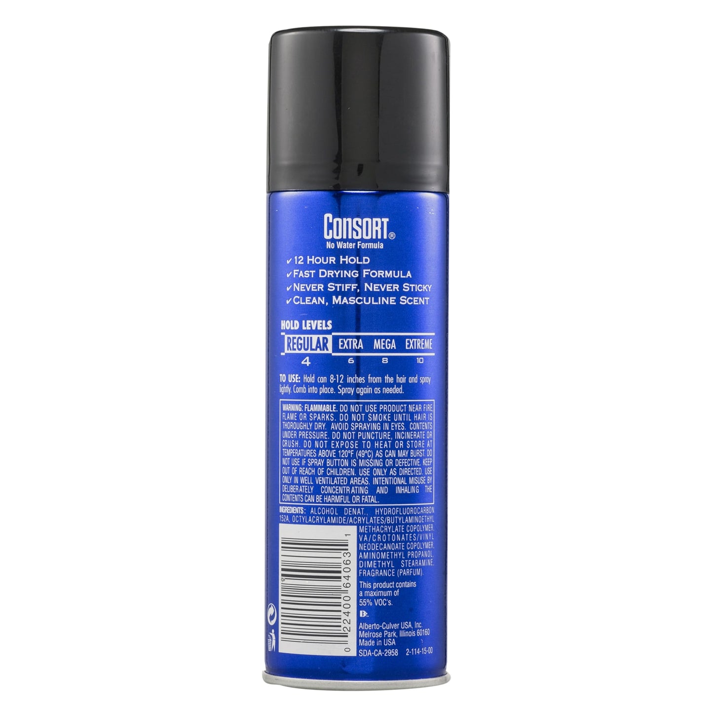 Consort For Men Hair Spray Regular Hold 8.3 oz (Pack of 12)