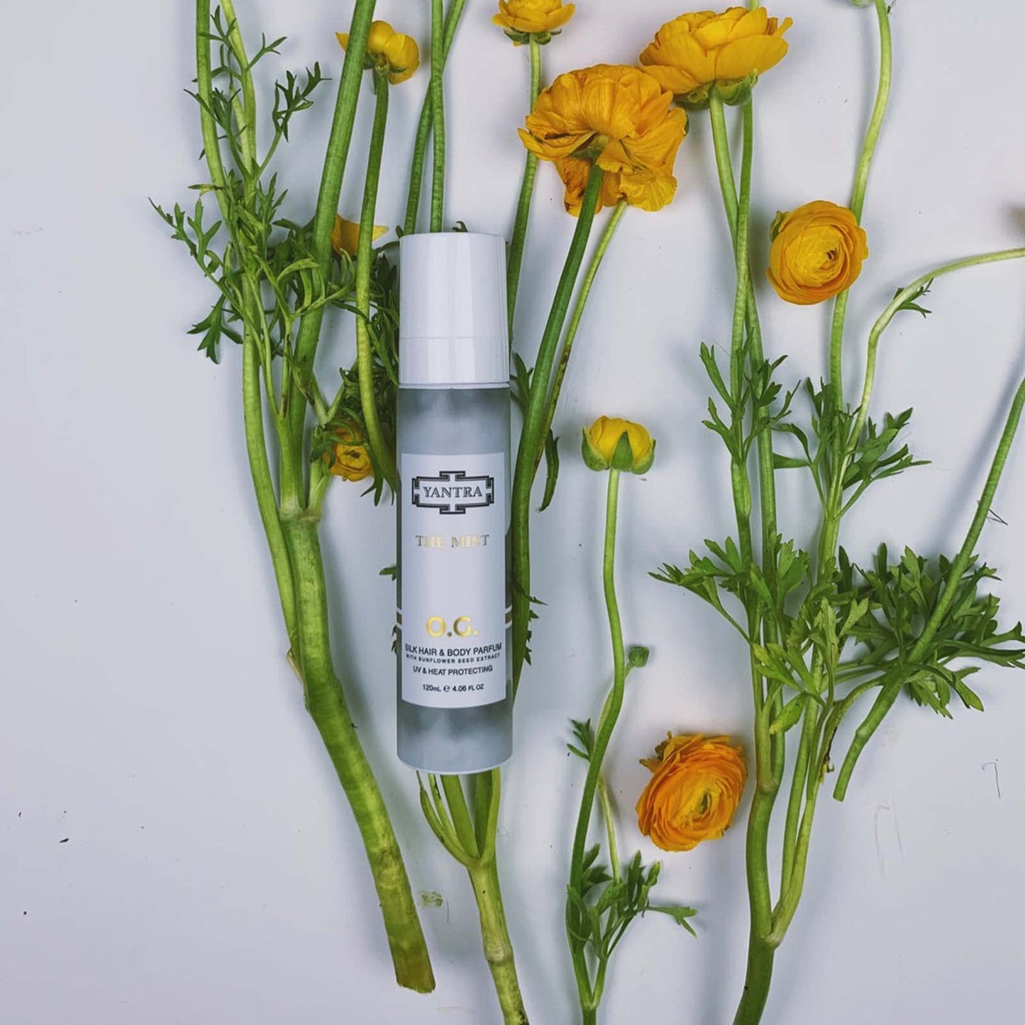 Yantra Beauty The Mist Silk Hair & Body Perfume - Hydrating Thermal Protector Fragrance - Texturizing, Conditioning Spray for Enhancing Volume