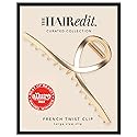 The Hair Edit French Twist Claw Clip - Chic Hair Clip for Women, Elegant Gold Metal Hair Clip, Ideal Gift For Women, Chic Up Dos and Half Up Styles