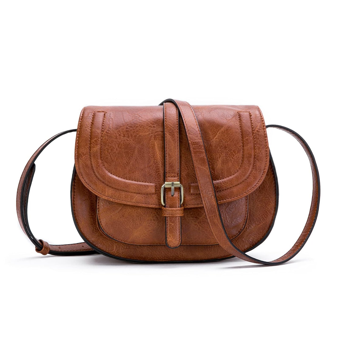 AFKOMST Crossbody Bags for Women,Small Saddle Purse and Boho Cross Body Handbags