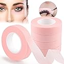 EBANKU 5 Rolls Eyelash Extensions Tape, Eye Tape for Lash Extension Breathable Micropore Fabric Tape for Eyelash Extension Supplies (9m/10 Yards)