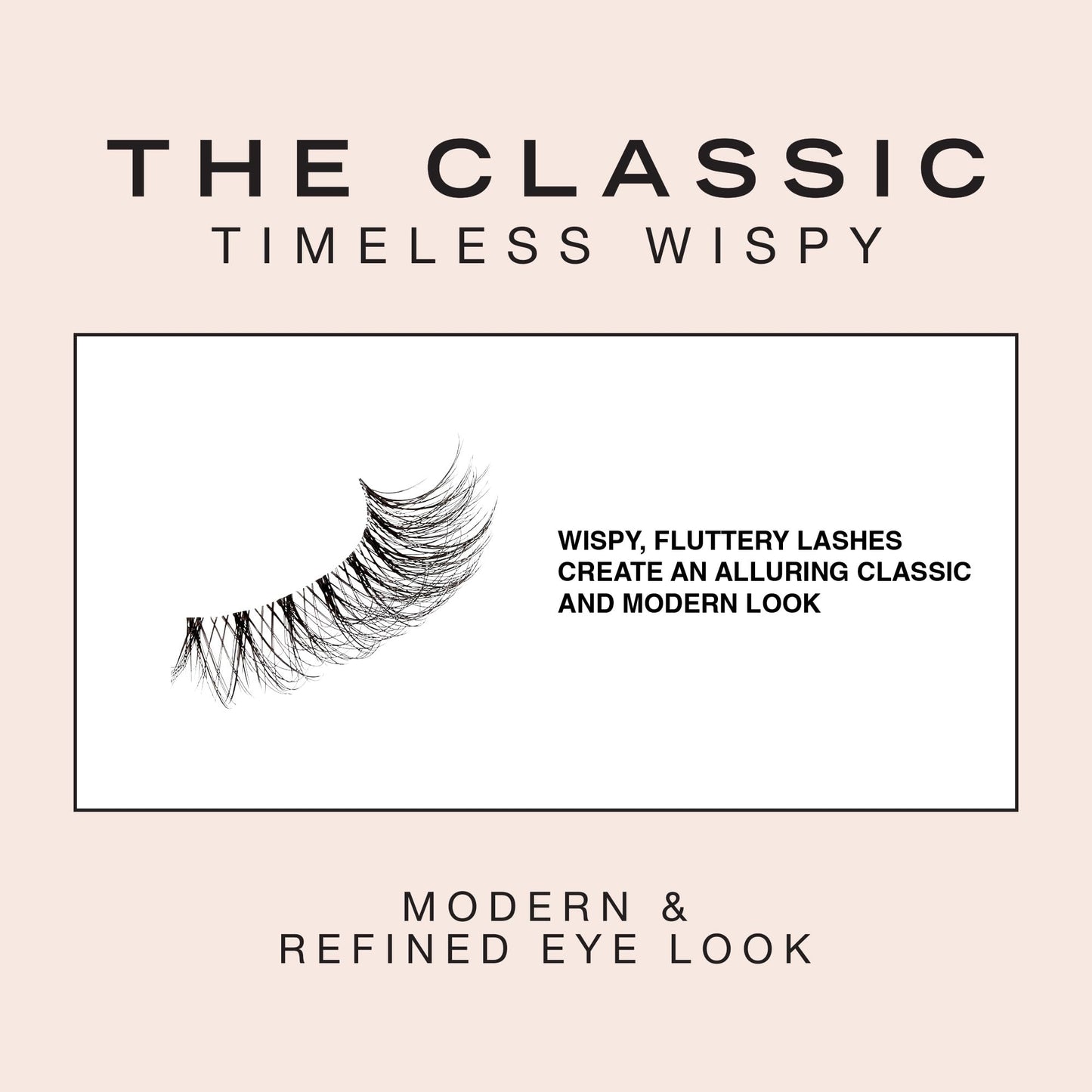 i-ENVY The Classic - Timeless Wispy Lash Extension, Modern & Redefined Eye Look, Lightweight Undetectable Clear Band for Natural Look (07)