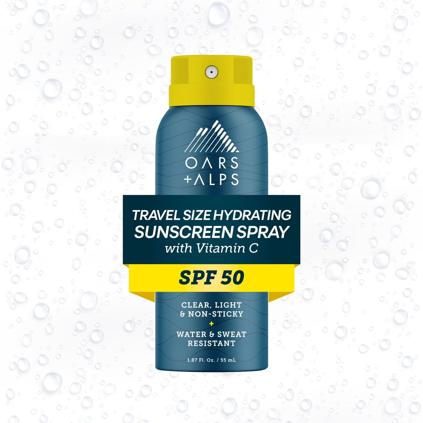 Oars + Alps Sunscreen Spray for Face & Body Spray Sunscreen Infused with Vitamin C & Antioxidants, No White Residue, Water & Sweat Resistant, All Skin