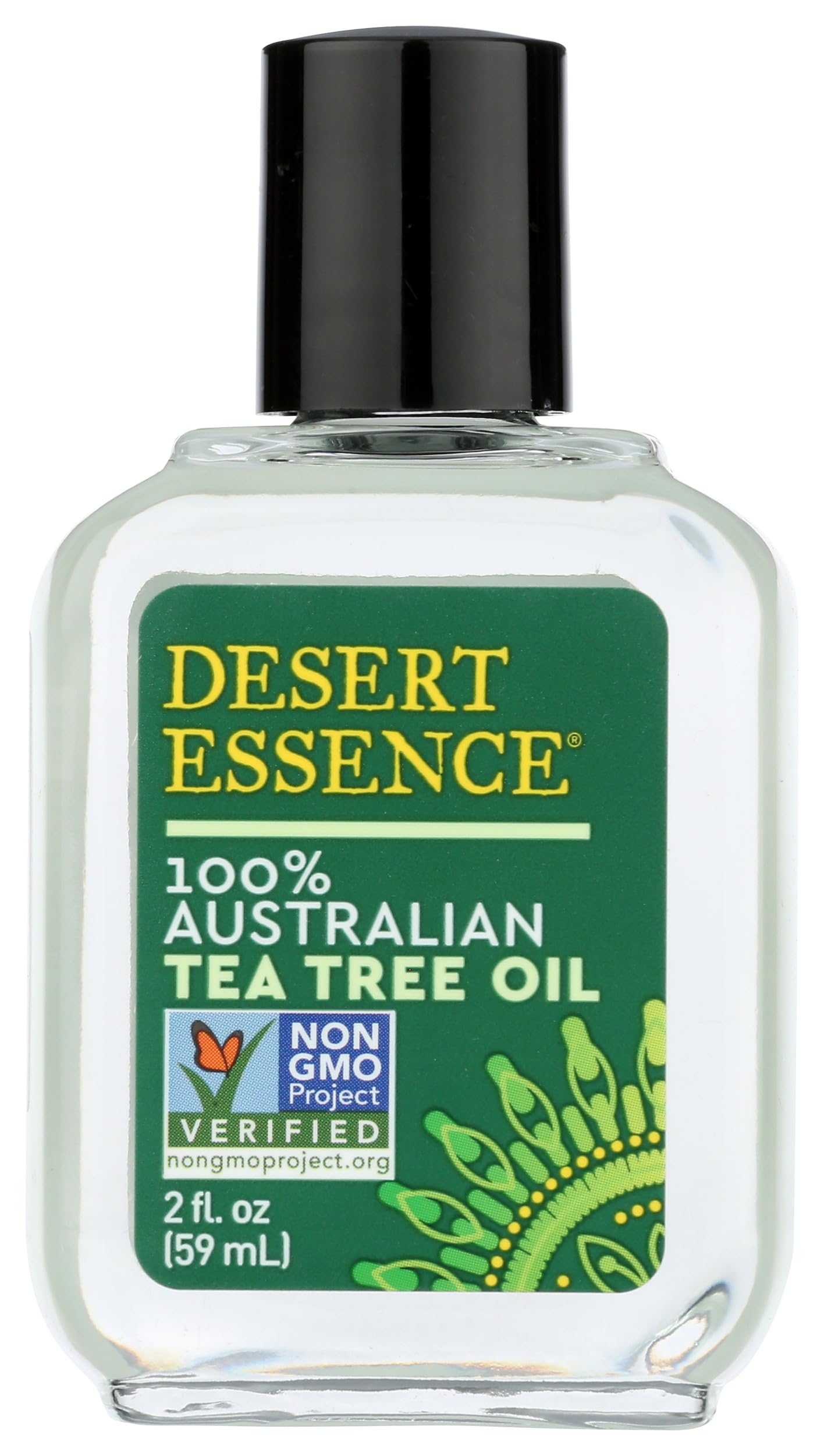 Desert Essence 100% Australian Tea Tree Oil Therapeutic Grade Essential Oil - Skin Cleansing, Clarifying, Soothing - Refreshing Air - Skin Care, Hair