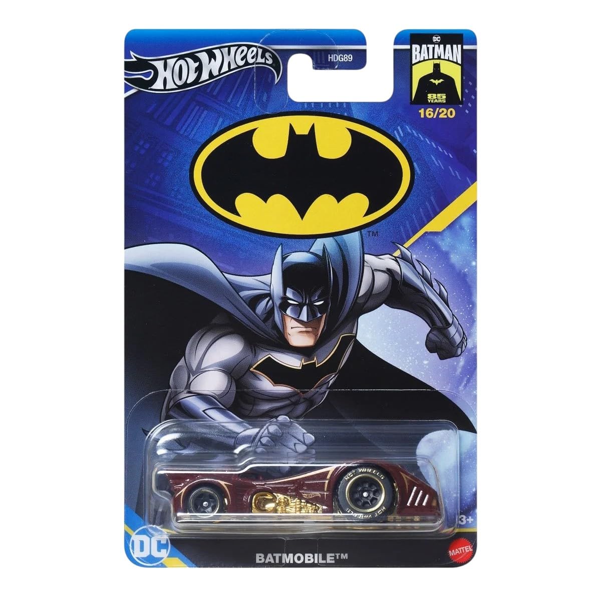 Hot Wheels Batman Die-Cast Vehicle Collection, 5-Pack Bundle, DC Comics HDG89-956M Mix 4 2024