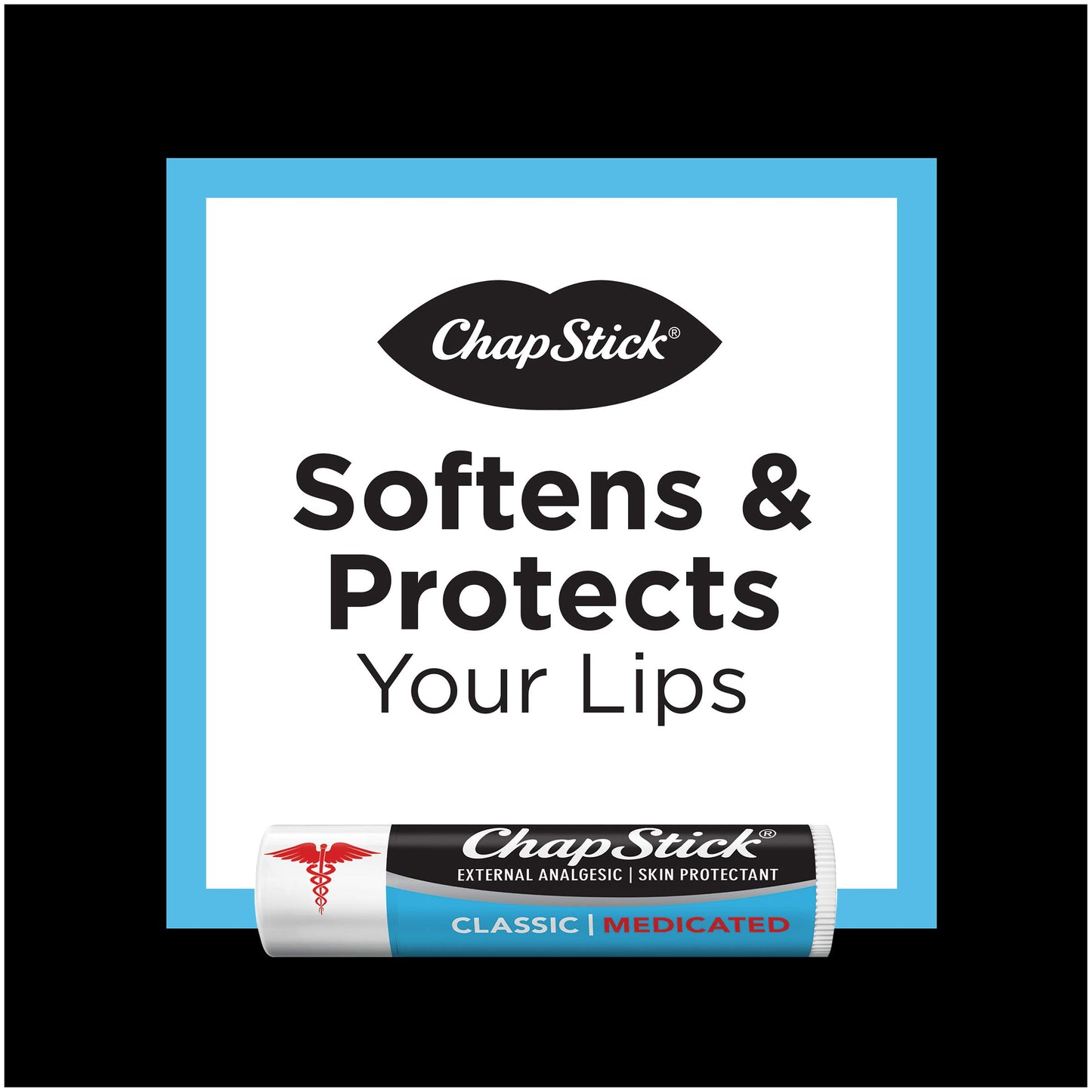 ChapStick Lip Balm Medicated 0.15 oz (Pack of 5)