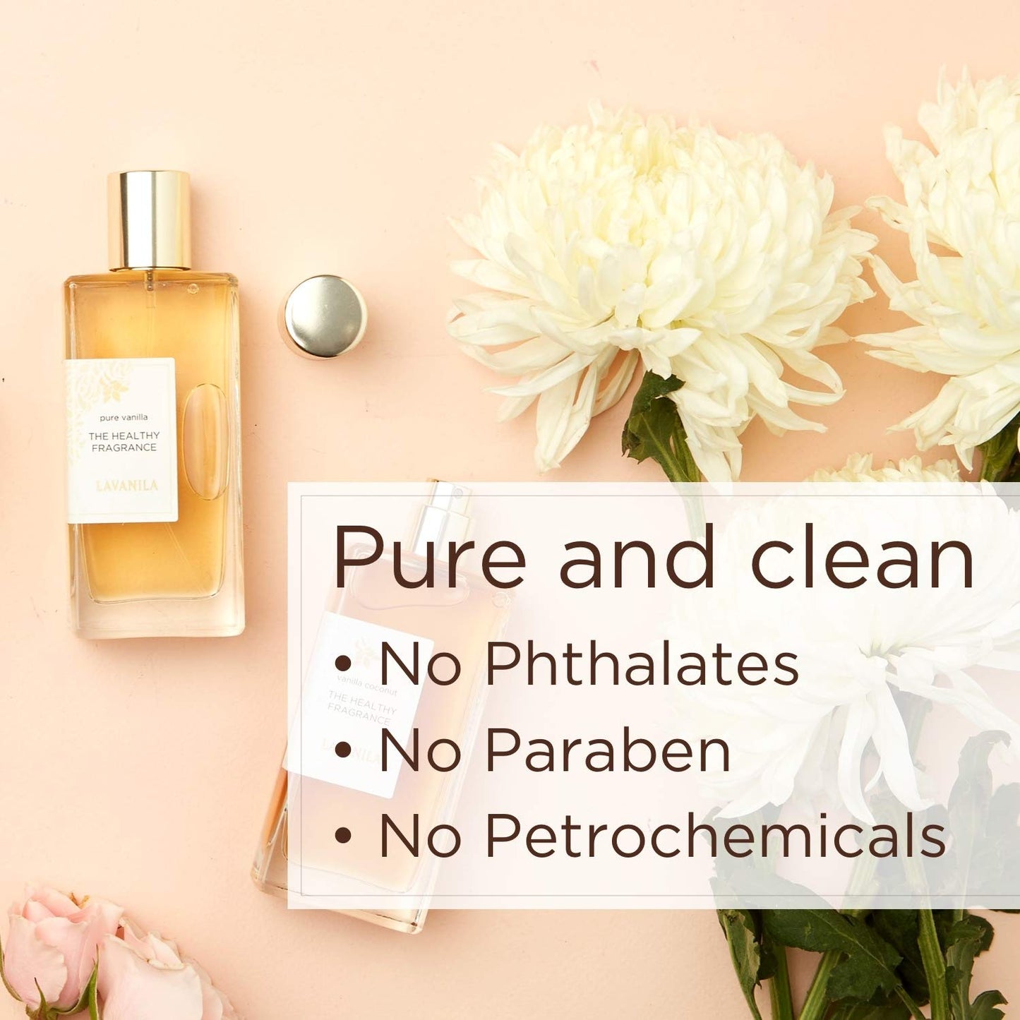 Lavanila Vanilla Grapefruit Perfume for Women, 0.32 oz Roller - Citrus, Warm Cedarwood & Soft Vanilla