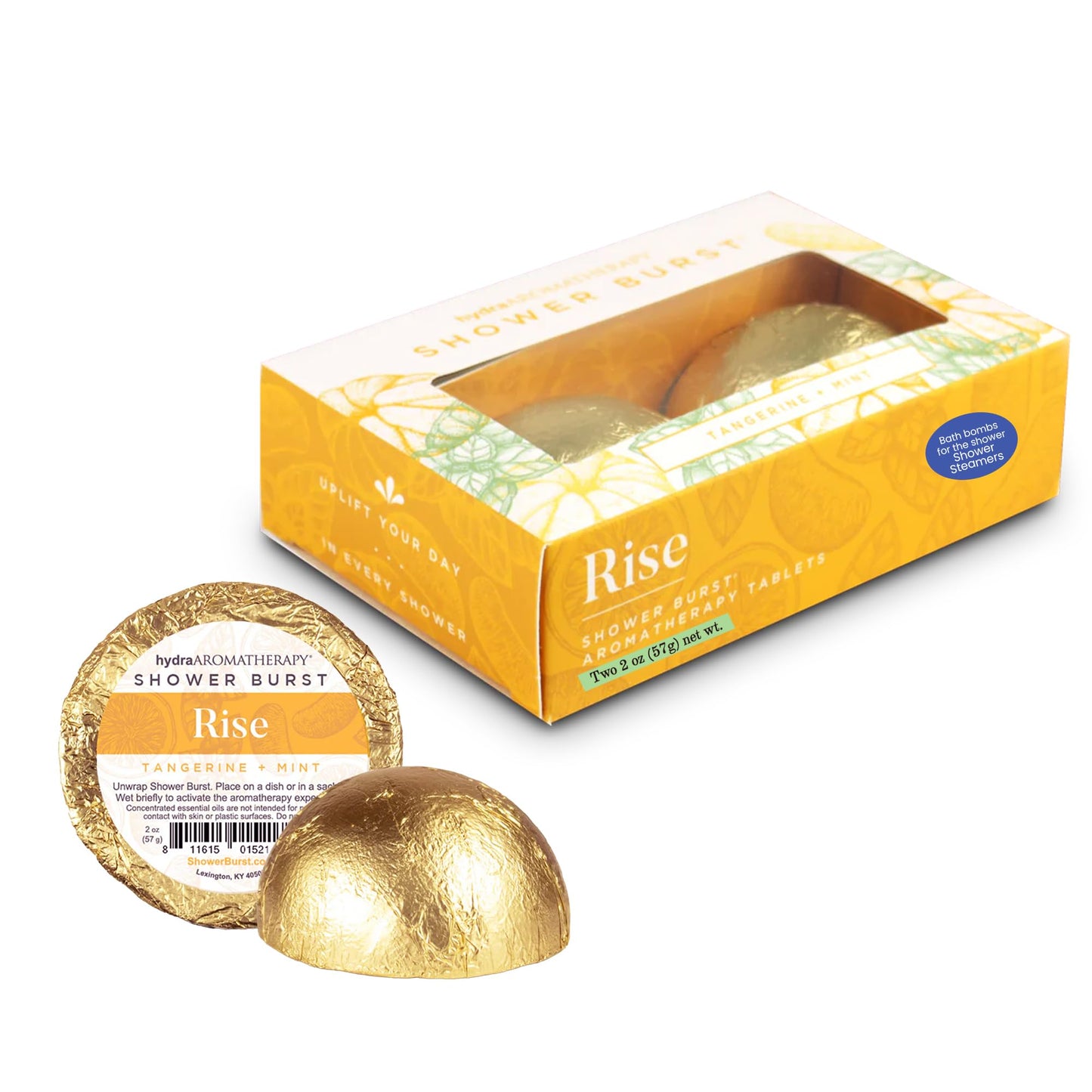 hydraAromatherapy Rise and Shine Shower Burst Duo Pack Beauty and Personal Care hydraAromatherapy